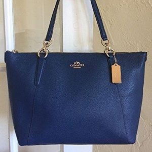 Coach Royal Blue Large Tote Bag